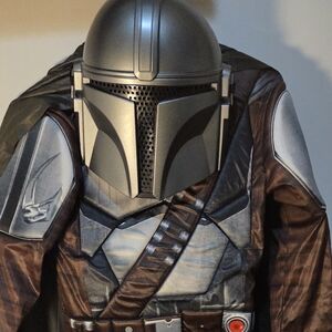 Star Wars Mandalorian Kids Costume - Gray and Brown